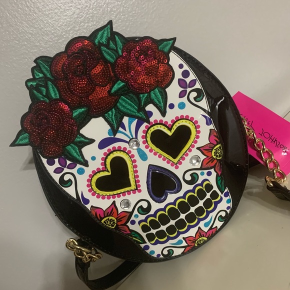 Betsey Johnson Handbags - Betsey Johnson sugar skull crossbody, NWT